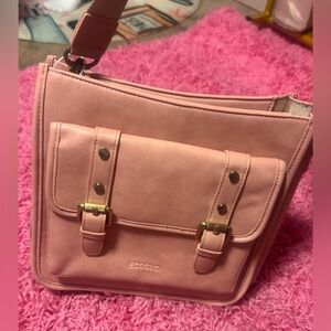 Ecosusi pale pink medium crossbody purse